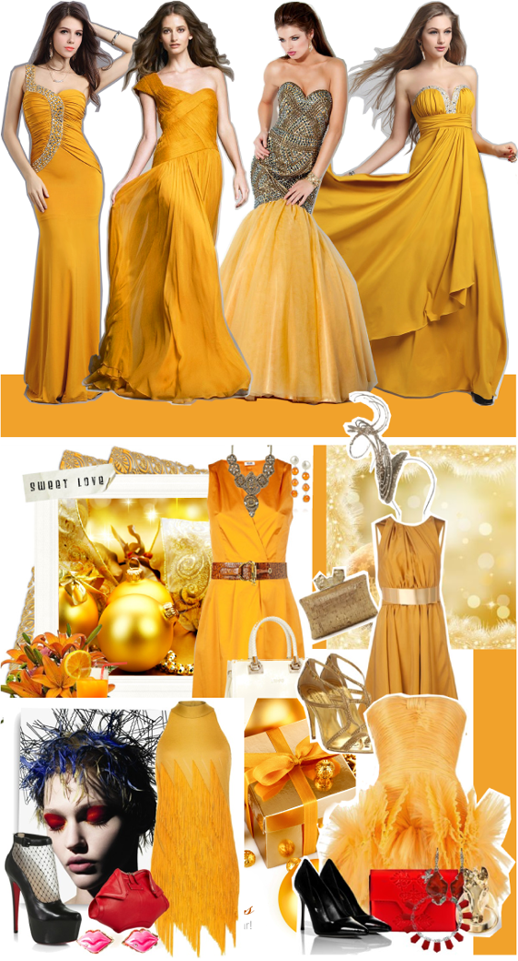 Цвет нового года 2014 желтый