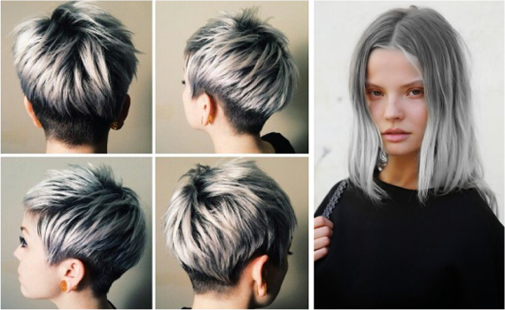 Модные цвета волос 2015. Серебряная лиса или чернобурка