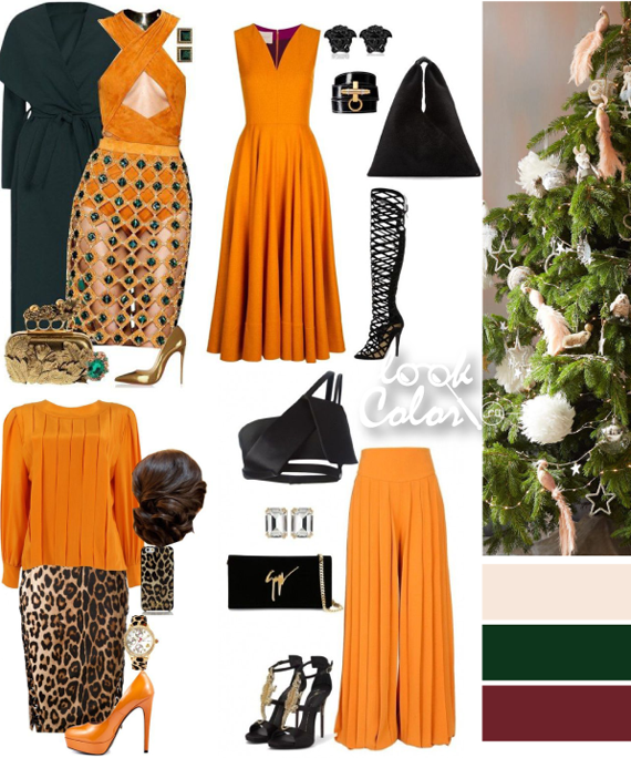Модный цвет нового года 2020 - оранжевый
