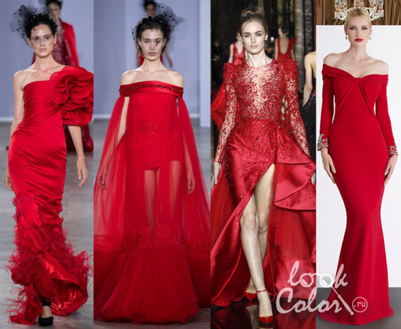 Модный цвет нового года 2020 - красный