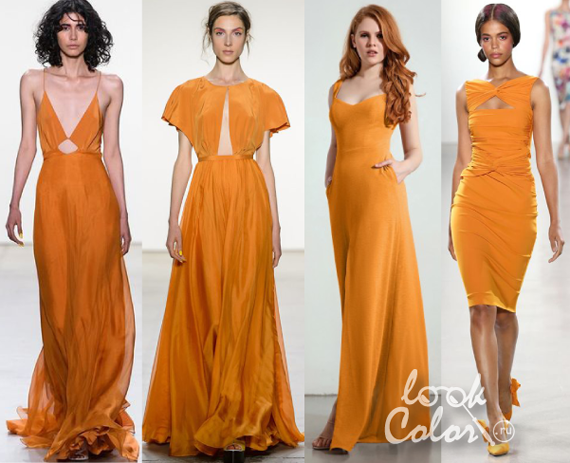 Модный цвет нового года 2020 - оранжевый