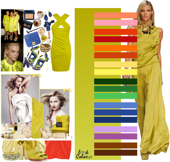 Модные цвета 2011. Желто зеленый цвет