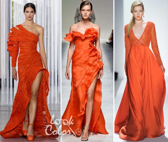 Модный цвет Нового Года 2024 – Красно-оранжевый