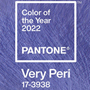 Модный цвет года 2022 Very Peri - фиолетово-синий