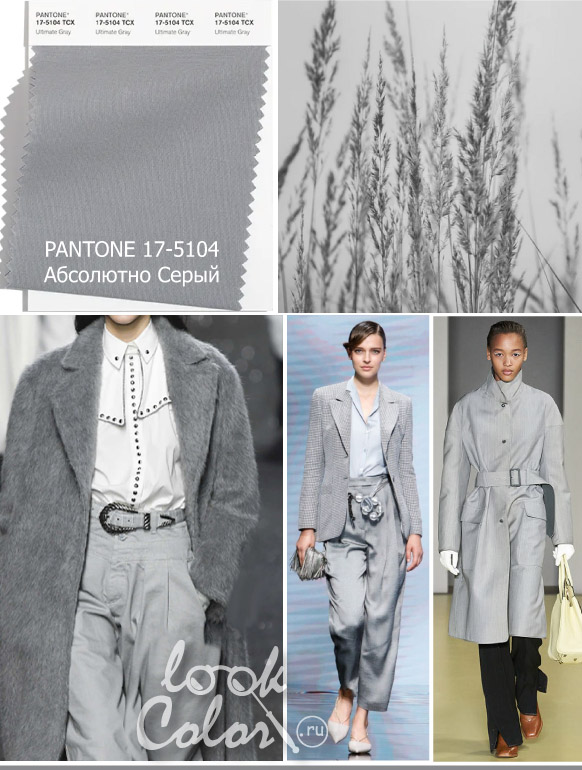 Модный серый: PANTONE 17-5104 Абсолютно Серый