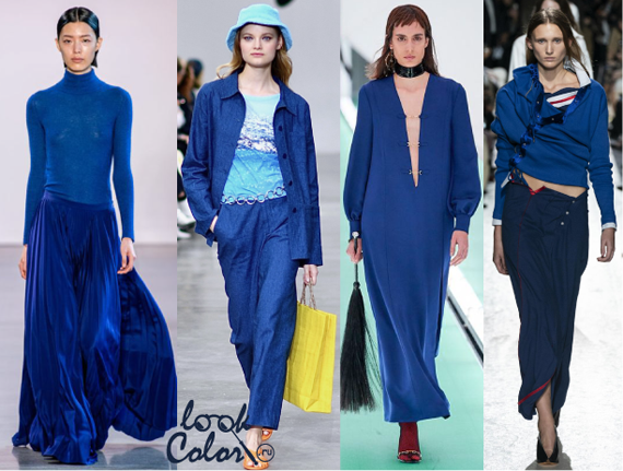 одежда модного цвета года 2020 Классический Синий