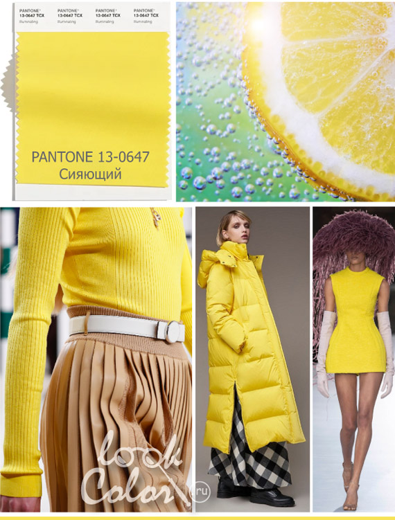 Модный желтый: PANTONE 13-0647 Сияющий