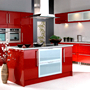 Красная кухня. Советы по созданию. 120 фото