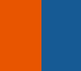 сине-оранжевый