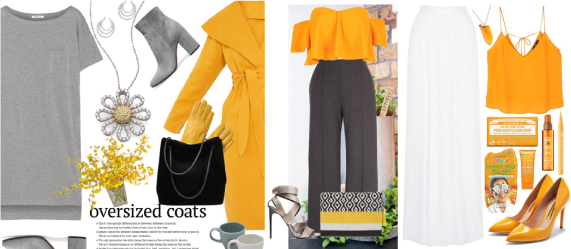 Желто-оранжевый: сочетание в одежде