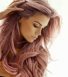 Модные цвета волос 2015. Тон розового золота